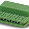 Socket header, 3 pole, pitch 3.5 mm, straight, green, 1893698