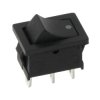 Przełącznik klawisz 230V 6A 2-poz 15x21x24mm 1-tor 1xNO+NC czarny MK1012C / 2920