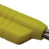 Wtyk bananowy Schnepp N 4041L 4mm, żółty