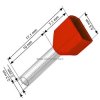 Końcówka HI x 2- 1,0/10 czerwona GPH [100szt]