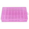 Organizer 24 przegródek 195x130x36mm - różowy - pojemnik na drobiazgi