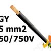 Przewód LGY 25 mm2 czarny (450/750V) jednożyłowy linka H07V-K (bębnowy) IG2006.03 BITNER