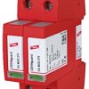 Ochrona przeciwprzepięciowa 275 V AC na szynę DIN Dehn Ogranicznik przepięć typu 2 40kA