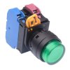 YW1L-A2E11Q4G Green 24V illuminated 22mm Maintained Push Button Switch 1NO-1NC IP65 IDEC