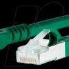 1308451555-E Patch cord RJ45 Cat.6A AWG26 S/FTP LSHF 1.5 m green