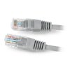 Przewód sieciowy Ethernet Patchcord UTP 5e 5m - szary