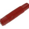 Gniazdo bananowe; 4mm; KUN30 931804101; na kabel; czerwony; lutowany; 48mm; 16A; 60V; mosiądz; PVC; Hirschmann; RoHS