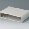 ABS enclosure, (L x W x H) 205 x 140 x 50 mm, gray white (RAL 9002), IP40, B3020117