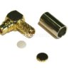 Złącze męskie MCX 50 ohm kątowe na kabel