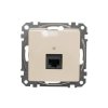 Gniazdo komputerowe RJ45 kat. 5e UTP, beżowy, Sedna Design i Elements SDD112451