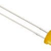 LED, THT, T-1 3/4, Ø 4.9 mm, yellow, 590 nm, 0.3 to 0.45 cd, 40°, 151051YS04000