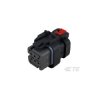 TE Connectivity 776531-2 Connector Plug Male 6P 2 Row Grey Red Unshrouded