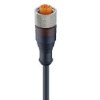 Kabel konfekcjonowany sensor/aktuator jednostronnie zakończony M12 4-pin żeńska z kablem 20m RKT 4-07/15 M