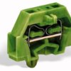 2-wire terminal, spring-clamp connection, 0.08-1.5 mm², 1 pole, 18 A, 6 kV, yellow/green, 260-317