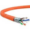 Kabel Ftp Kat.7 S/Ftp 4X2x0,57 Pomarańczowy Lsoh Neku / 50 M /