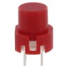 TruComponents 782742 Keyboard ,PCB Mount,Off/(On),D6,Red