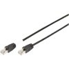 Digitus DK-1644-010/BL-OD RJ45 Patch Cable CAT 6 S/FTP 1m Black UV-resistant