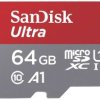 SanDisk microSDXC Ultra 64GB (A1/UHS-I/Cl.10/140MB/s) + Adapter 