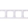 Kos66 Ramka Poczwórna Biała 660484