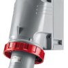 Złącze przemysłowe - zasilające 125A Wtyczka 415 V 3P + N + E Męski Scame Czerwony Montaż ścienny IP67