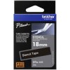 Brother STE141 1541341 Label Machine Tape Black on White 18mm x 1.5m
