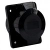 Gniazdo siłowe tablicowe skośne 32A 5p /FE/ czarne