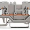 4-wire feed-through terminal, spring-clamp connection, 0.08-2.5 mm², 1 pole, 20 A, 8 kV, black, 280-831