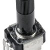 Potencjometr węglowy 10kΩ typ Obrotowy Alps Alpine średnica wału 6 mm 0.05W Montaż panelowy, Przewlekany