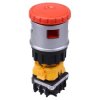 XN4E-BL422MRH Padlock 30mm Emergency Stop Switch 40mm Mushroom 2NO-2NC IP65 IDEC