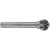 RUKO 116042 Tungsten Carbide Rotary Burr Shape D Ball Type (KUD) Ø8mm