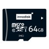 MicroSD, 64 GB MicroSDXC Nadaje Się Do Zastosowań Przemysłowych MLC, InnoDisk Klasa 10, UHS-I, U1 85 °C -40 °C