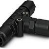 Phoenix Contact 1424045 Rozdzielacz T QPD T3PE2,5 3X6-10 BK, 1 szt.