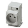 Gniazdo sieciowe Gniazdo Montaż na szynie DIN 16A