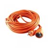Przedłużacz ogrodowy pomarańczowy zalewany, 1x2P+Z (schuko) 20m, H05VV-F 3x1,0mm2, 230VAC/10A OR-AE-13168(GS)/20M