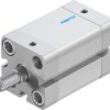 Siłownik pneumatyczny skok: 25mm Festo Ø 25mm dwustronnego działania Action 69.5mm Elastyczny ADN-25-25-A-P-A M5