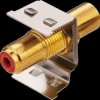 26110393 RCA keystone coupling, metal, red