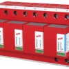 Ochronnik przeciwprzepięciowy modularny 255 V AC na szynę DIN Dehn Ogranicznik przepięć odgromowych 100kA