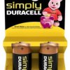 2 x bateria alkaliczna Duracell Simply LR14 C (blister)