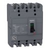 Wyłącznik kompaktowy MCCB, 4-biegunowy-biegunowy, 100A, 550V, 250V, Stałe, Schneider Electric, EZC250N