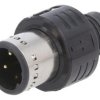 Złącze M12, męskie, PIN:4, wtyk,250V APPM-A04MAPAN-DS1