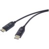 Renkforce RF-6117770 Fibreglass DisplayPort Cable Black 20m 8K UHD