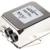Filtr EMI 10A 1-fazowy 1MΩ 250 V AC 400Hz 270 μH, 400 μH, 660 μH Schaffner Montaż w obudowie