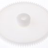 Koło zębate walcowe l.zębów: 80 0.8 POM śr. otworu: 6mm śr. piasty: 15.5mm
