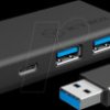 60493 USB 3.0 hub, 2x USB-A + 2x USB-C