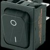 01832.3307-01 Rocker switch, 2-pin, OFF, black, I-O