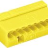 Złącze do puszki podtynkowej stała: -0.8 mm² Ilość styków: 8 WAGO 1 szt. żółty
