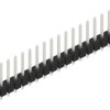 Pin header, 20 pole, pitch 2.54 mm, straight, black, 10054053