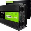 PRZETWORNICA NAPIĘCIA Green Cell PowerInverter LCD 12V / 230V 2000W/4000W CZYSTA SINUSOIDA