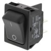 Przełącznik kołyskowy Wł.-wył. Nie 10 A DPST Czarny TE Connectivity