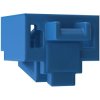 Locking insert, blue, snap-in mounting, for RJ45 socket, PSL-DCJB-BU, package with 10 pieces